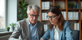 Prêt immobilier vs hypothèque : différence et avantages à connaître Couple d'adultes examinant des documents de prêt immobilier